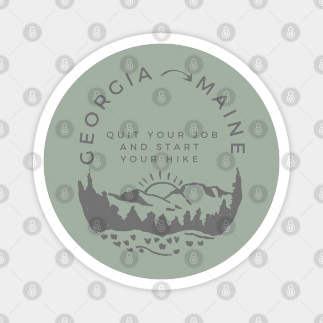 Georgia to Maine Magnet by Ela @ Camp Happy Hour